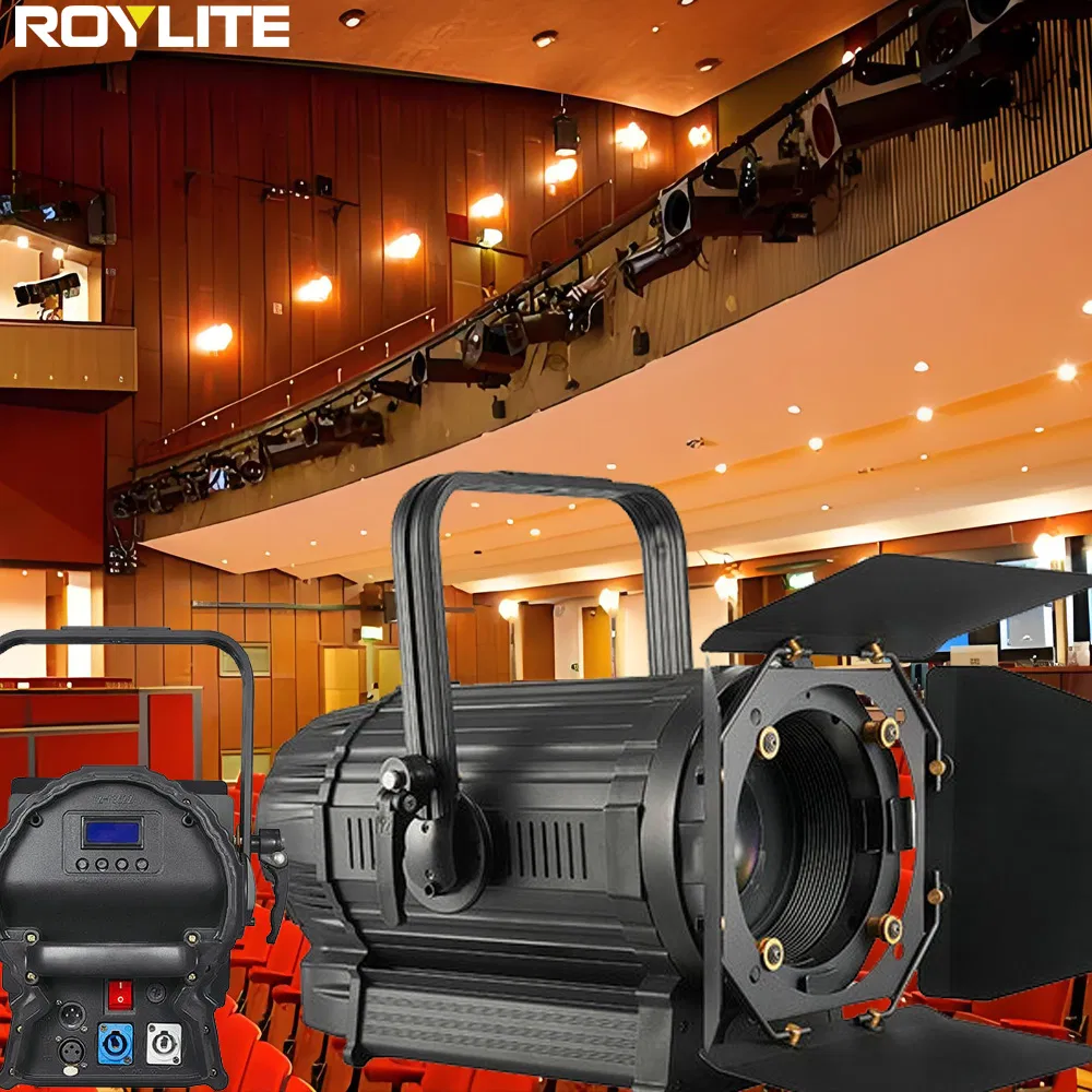 200W 300W DMX Fresnel Lens COB Spotlight Manual Auto Zoom LED PAR Spot Light for Stage