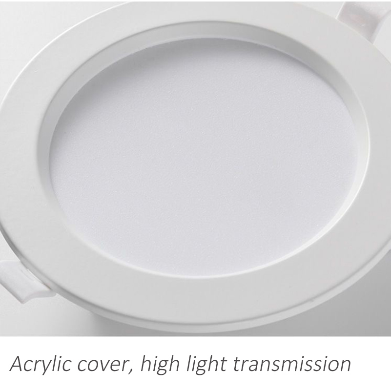 Aluminum Frame Recessed LED Indoor Ceiling Panel Light Downlight