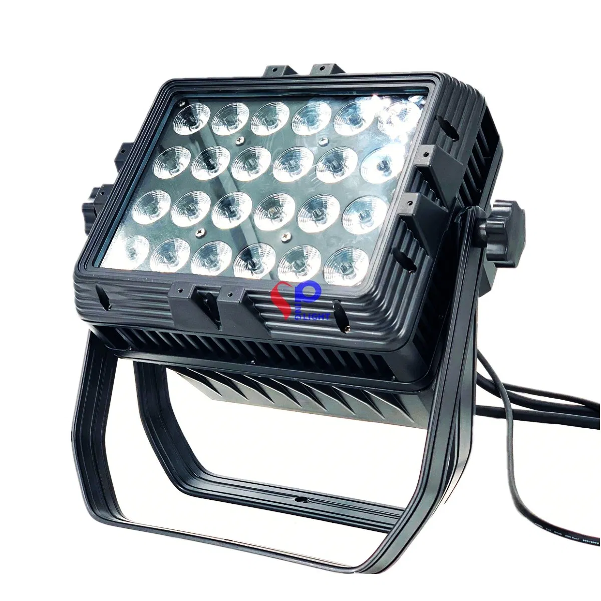 Stage Light 24PCS 15W Square RGBWA LED DJ Disco Light Flood PAR Light City Color IP65 Outdoor Waterproof PAR Building Wash Light