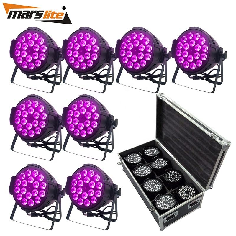 Marslite LED PAR Lights Stage 18*1qw 4 in 1PAR Can Stage Liqht Party Bar Disco Effect Eyent DJ Lighting