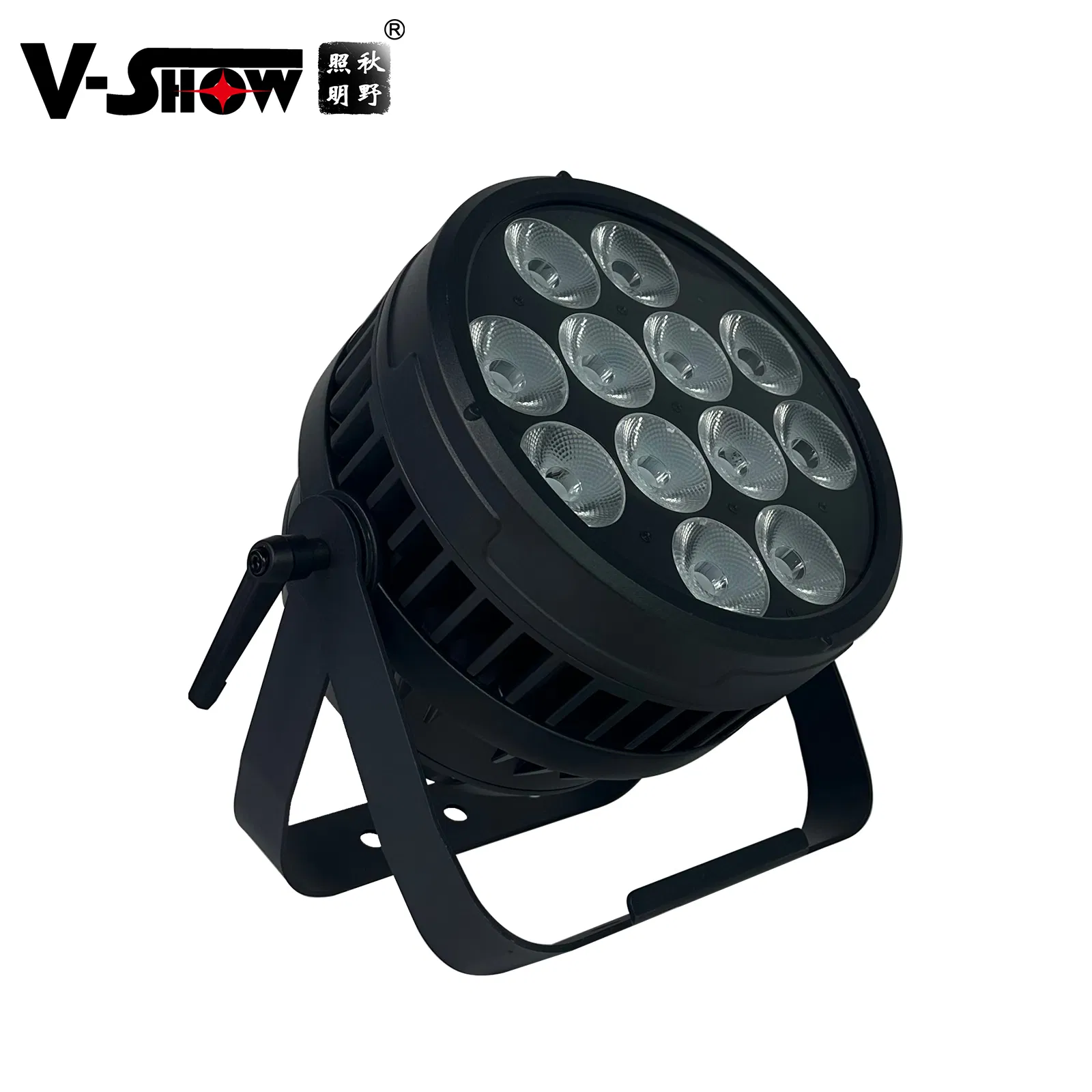 Vshow Wp1220 12PCS 20W RGBWA+UV 6in1 Outdoor LED PAR Stage Wash PAR Lightings