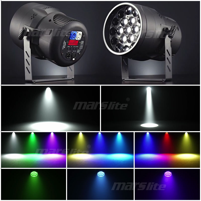 Zoom LED PAR Lights 19*15W RGBW 4in1 PAR Can Stage Light Disco Party Bar KTV Effect DJ Lighting