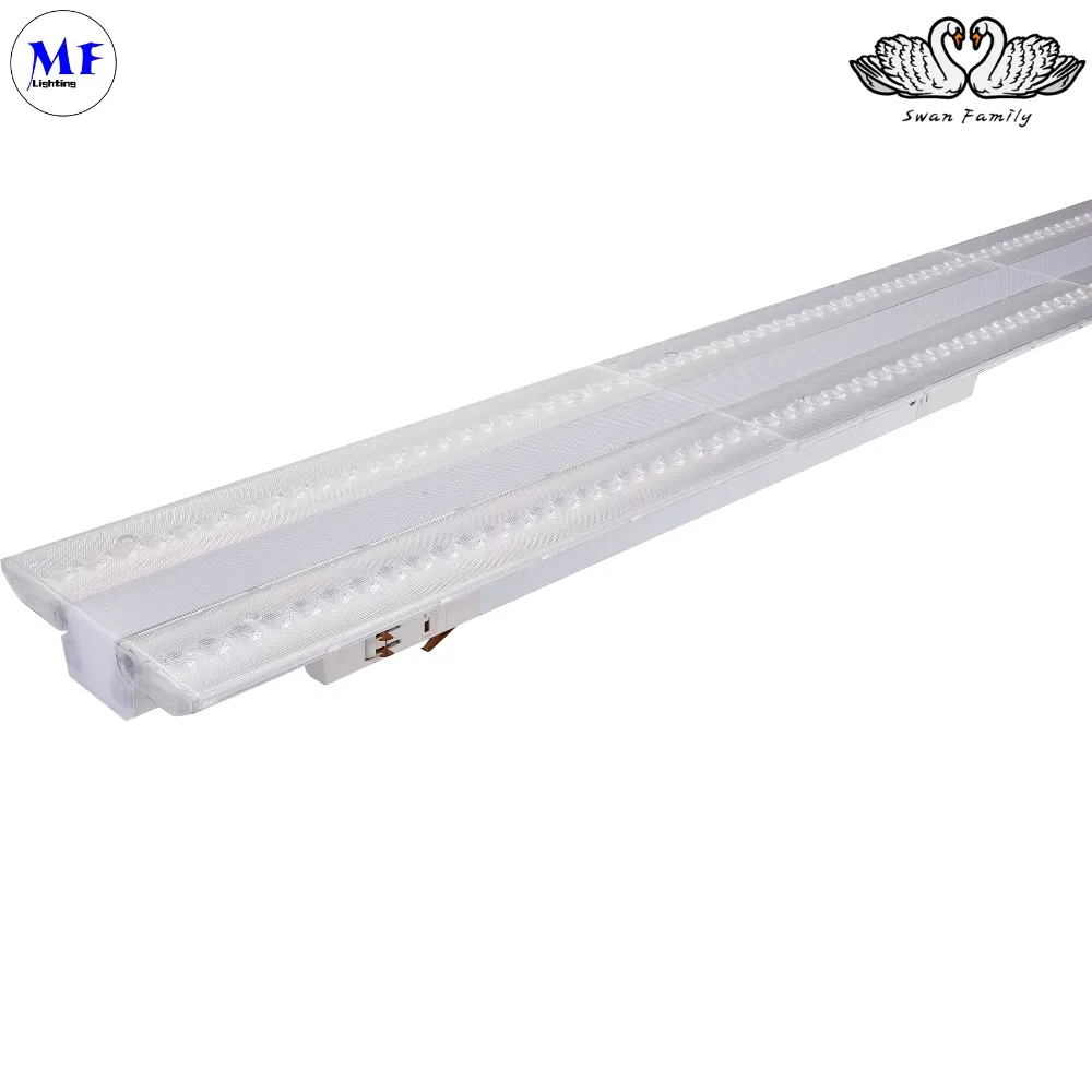 Factory Price Ra 90+ Plastic Retail Industrial IP40 Supermarket Warehouse Workshop Shopping Office cloth Shop LED Track Linear Light