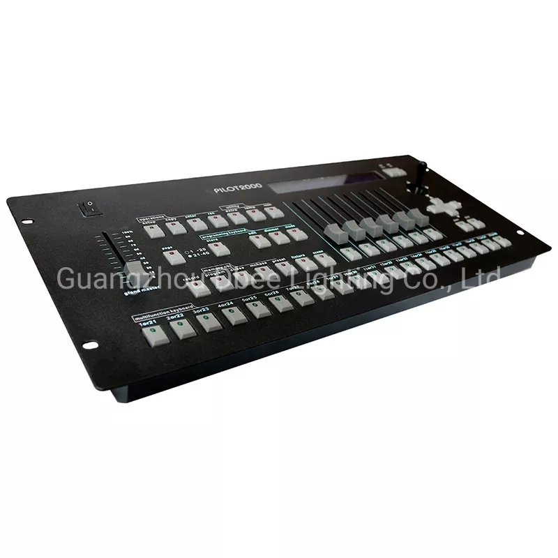 Pilot 2000 DMX Lighting Console Controller LED Professional Stage Lighting Pilot 2000 Controlador Sound Activated DMX Controller DMX Moving Head Control Board