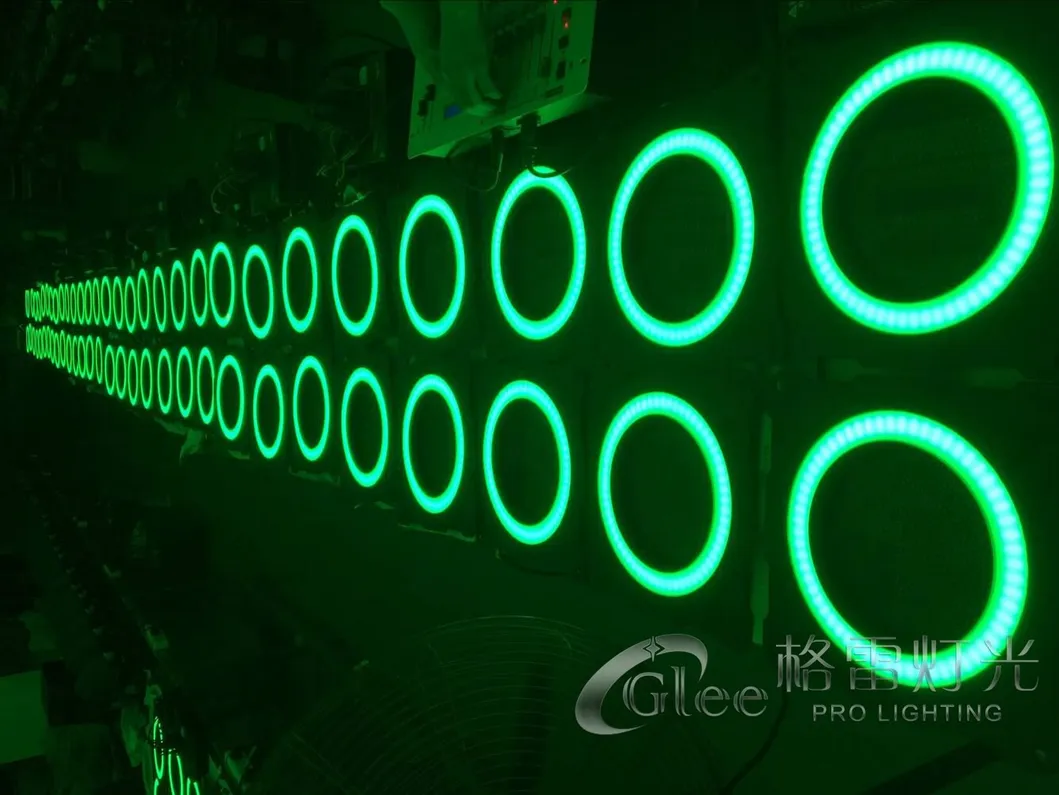 Halo RGB LED Pixel Stage Lighting View 1