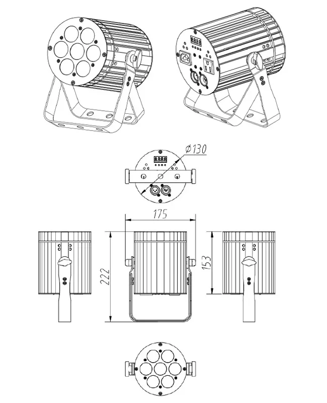 Stage PAR 36 Can Light