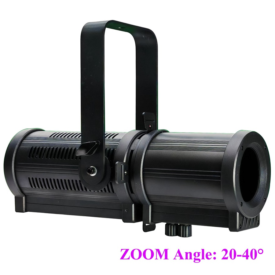 Mini 60W 100W RGBW Zoom LED Ellipsoidal Leko Profile Spotlight for Stage Studio Theater
