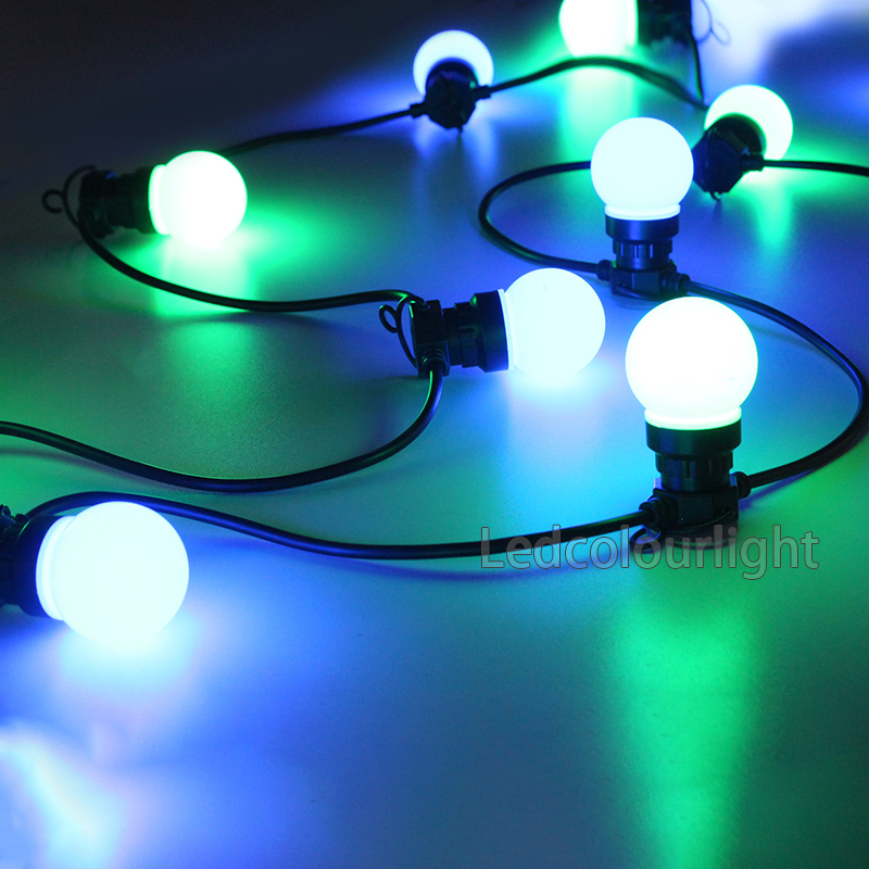 DMX Waterproof High Power RGB LED Light Bulb Solar Street Light Stage Outdoor Lighting