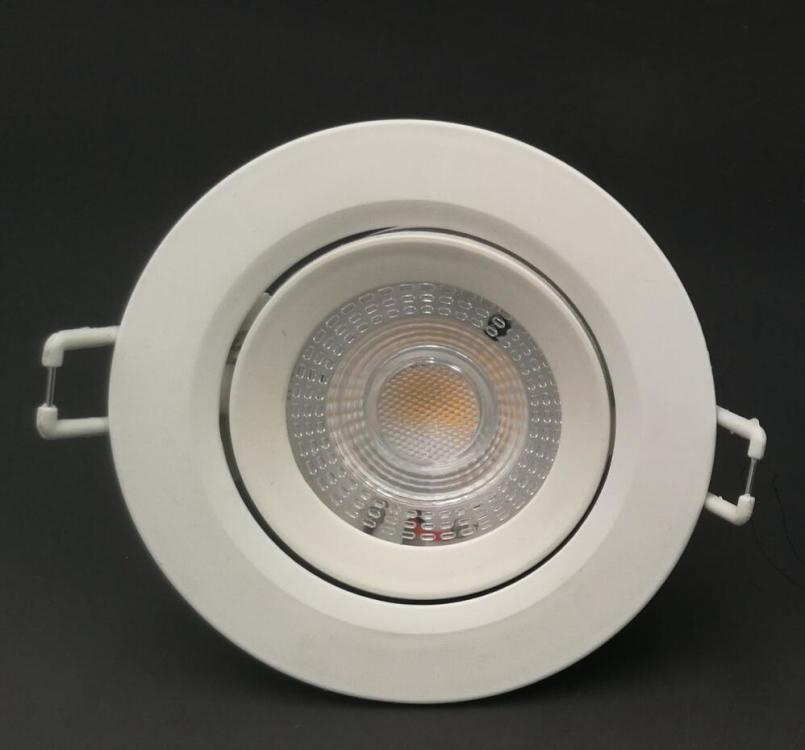 Adjustable 3W 5W 7W PBT Round Ceiling LED Spot Light for Indoor Lighting with Isolated Driver LED Down Light