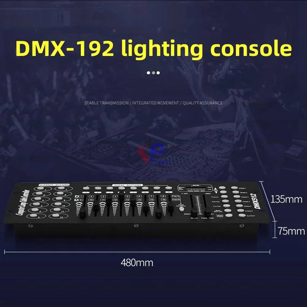 DMX 192 Controller Main View