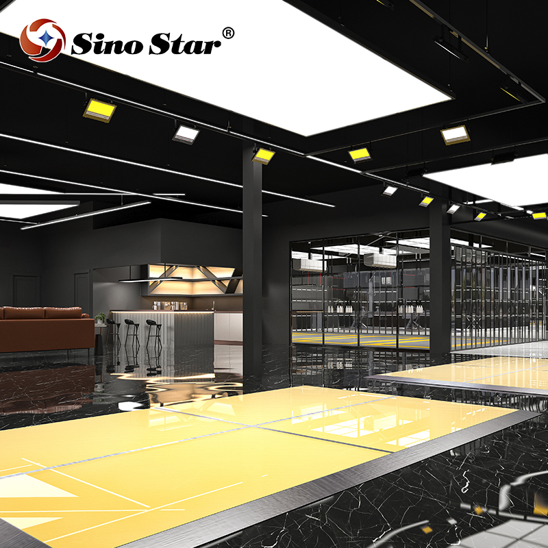 Professional Drawing Design and Custom Logo 2.4*4.8m LED Ceiling Panels Fixtures for The Car Polishing and Coating Booth