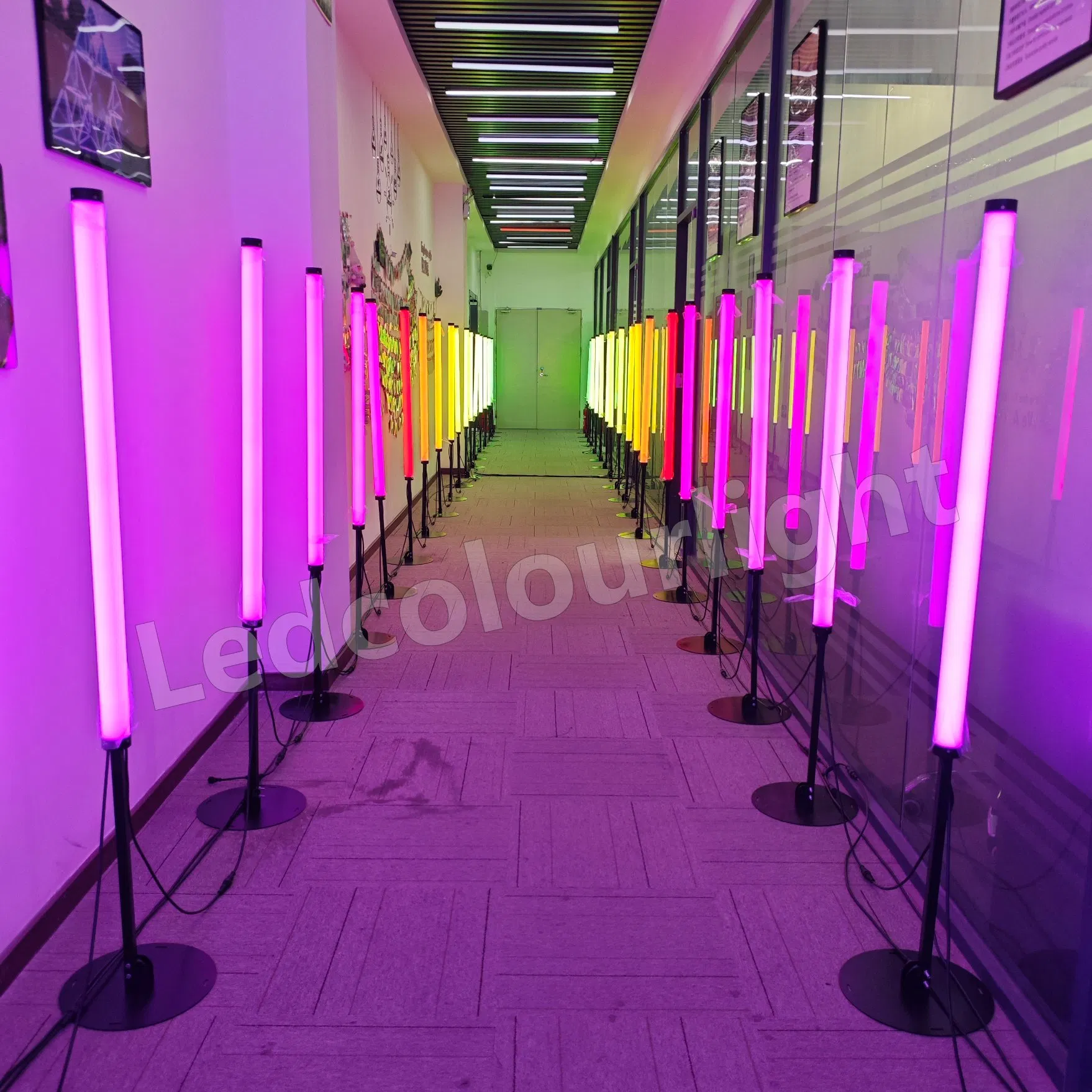 New Design Standing RGB DMX Control LED Pixel Tube DMX 3D Tube Stage Lighting