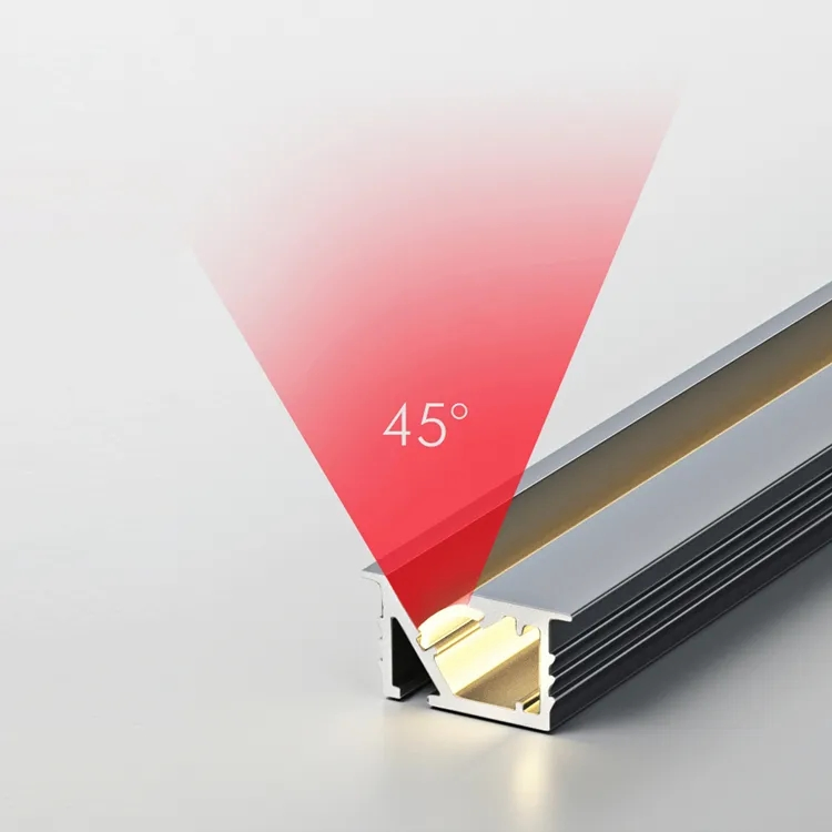 Dimmable 45° Polarized LED Linear Lighting Under Cabinet for Kitchen