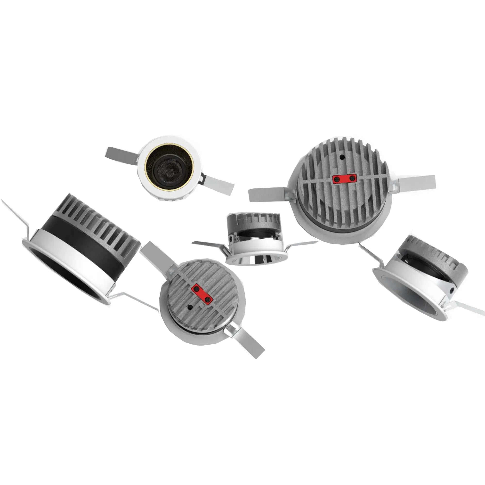 12W Ra>92 Indoor Ceiling Recessed Adjustable Downlight COB LED Wallwasher Spotlight for Residential Hotel Villas Office Showroom Store Shopping Mall Down Light