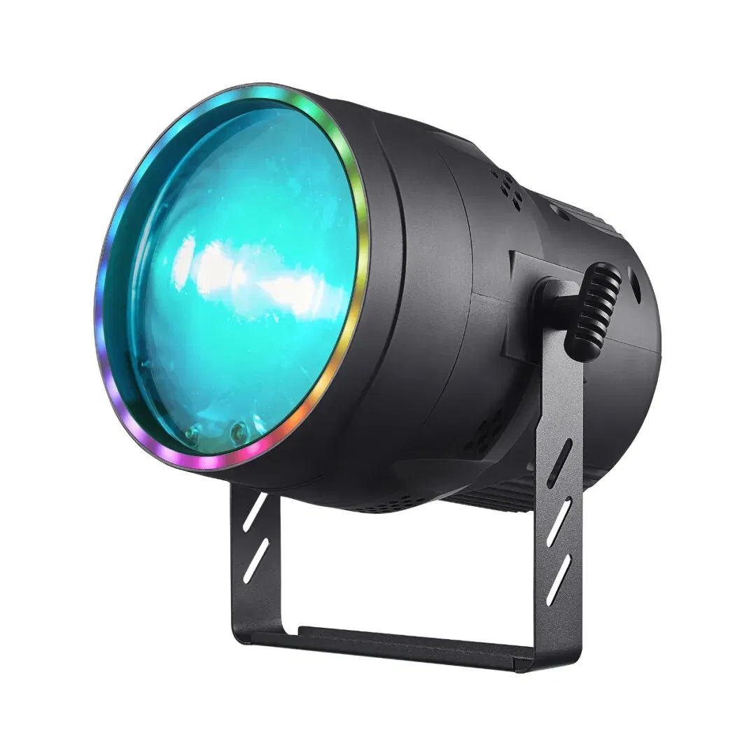 250W COB Zoom PAR Light, RGBW LED Wash Light with CTO Color Tuning, for Stage Lighting, Disco, Wedding, Party, and Holiday Events