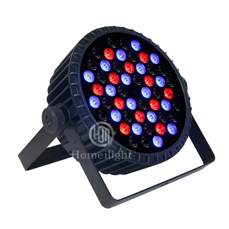LED Flat PAR Can 54X3w 4 In1 RGBW DMX LED Uplight LED Stage Wash DJ Club PAR Light