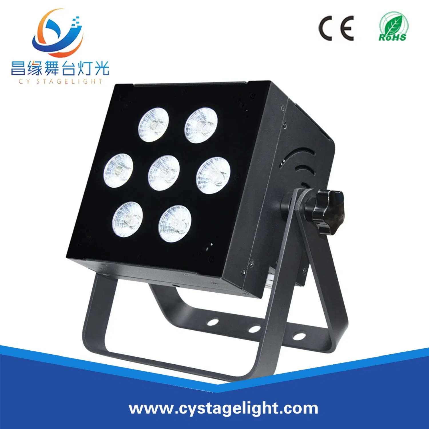 Stage/Wedding/Party Light Rgbwauv Battery 7*12W Portable Wireless DMX LED PAR