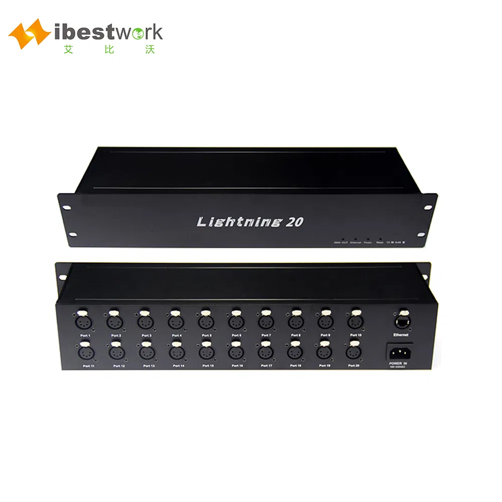 Full Light Service 5 Years Warranty LED Music Controller Intelligent Lighting Controller DMX 512 16 Ports DMX Artnet Controller