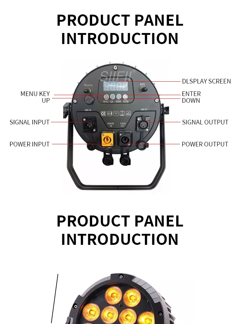 Battery LED PAR Light 4