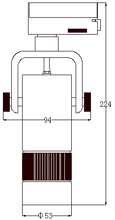 New Product High Quality Super Bright COB 5W/10W/20W/30W LED Track Light