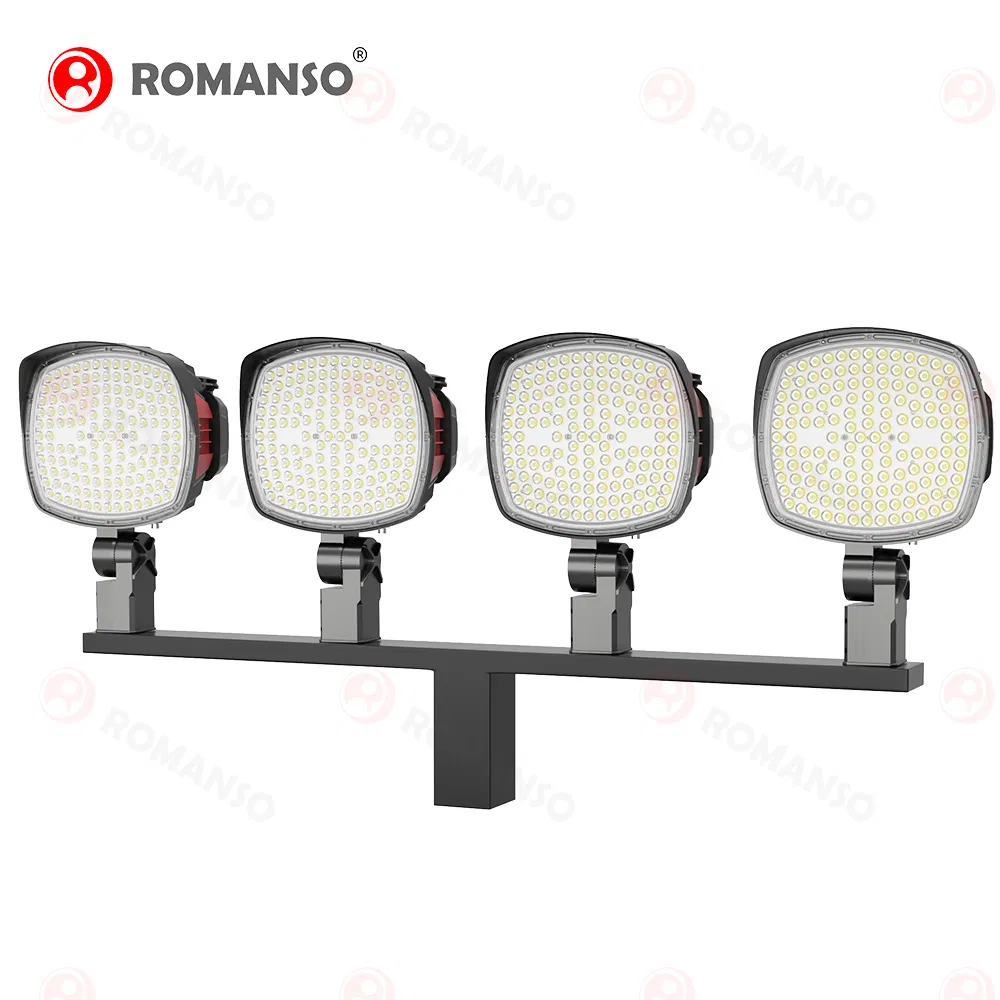Romanso High Lumens LED Flood Light 500W 1200W 150lm/W ETL 5-Year Warranty Stadium Flood Lighting