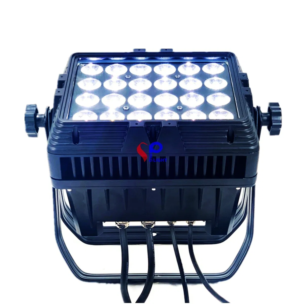 Stage Light 24PCS 15W Square RGBWA LED DJ Disco Light Flood PAR Light City Color IP65 Outdoor Waterproof PAR Building Wash Light
