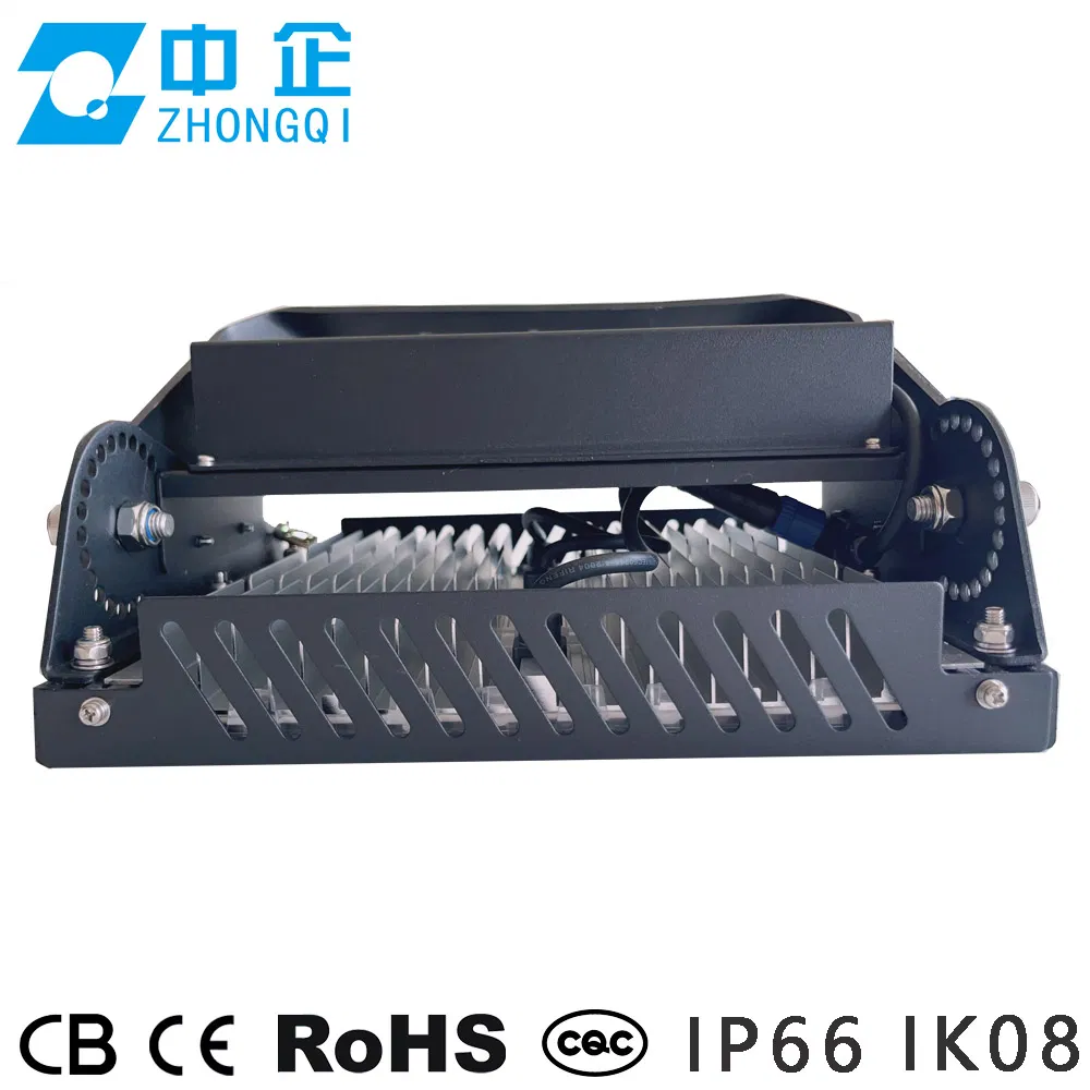 LED Flood Light IP66 120lm/W 4000K Ik10 Zhaga High Lumen Anti-Glare Quality Waterproof Dali Dimmable Sensor 5 Years Warranty OEM ODM 30W 40W 50W 60W CE