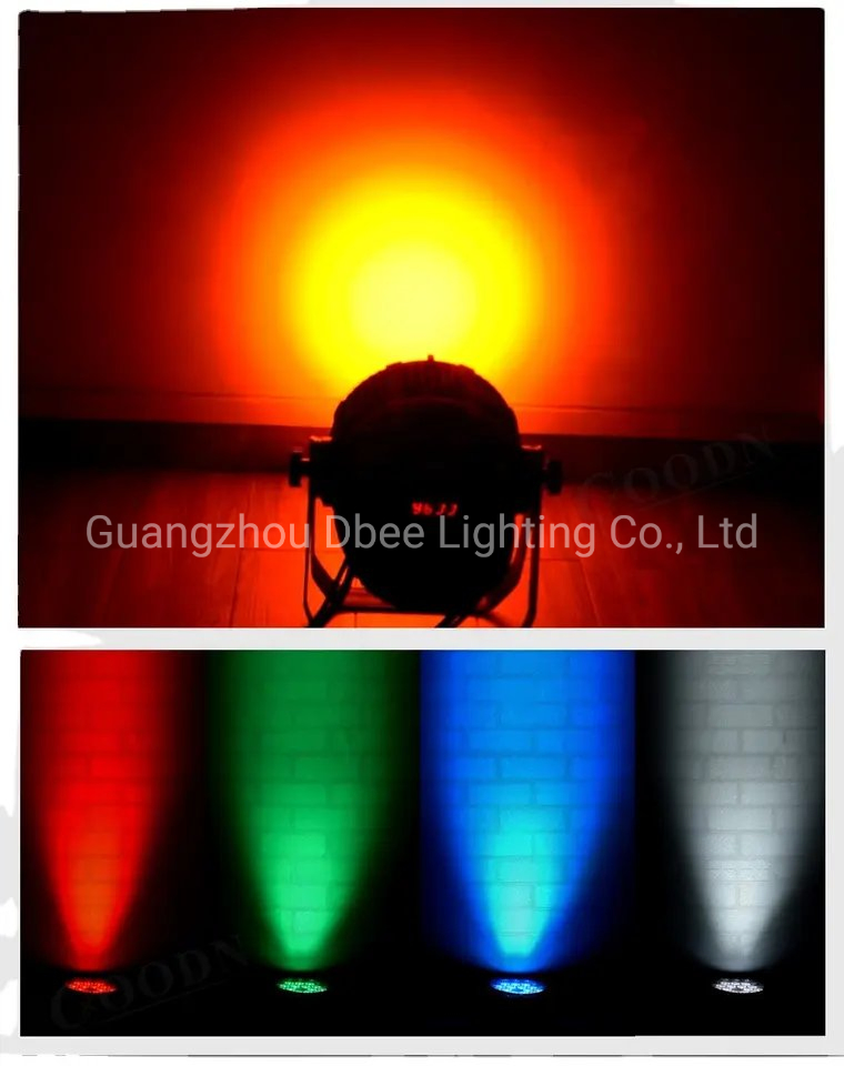 Aluminium Body DMX LED Waterproof Slim Flat PAR Can Lights 18PCS 6 in 1 Party Wedding Club Outdoor DJ PAR Light RGBW 4in1 5in1 6in1 LED PAR Can Stage Lighting