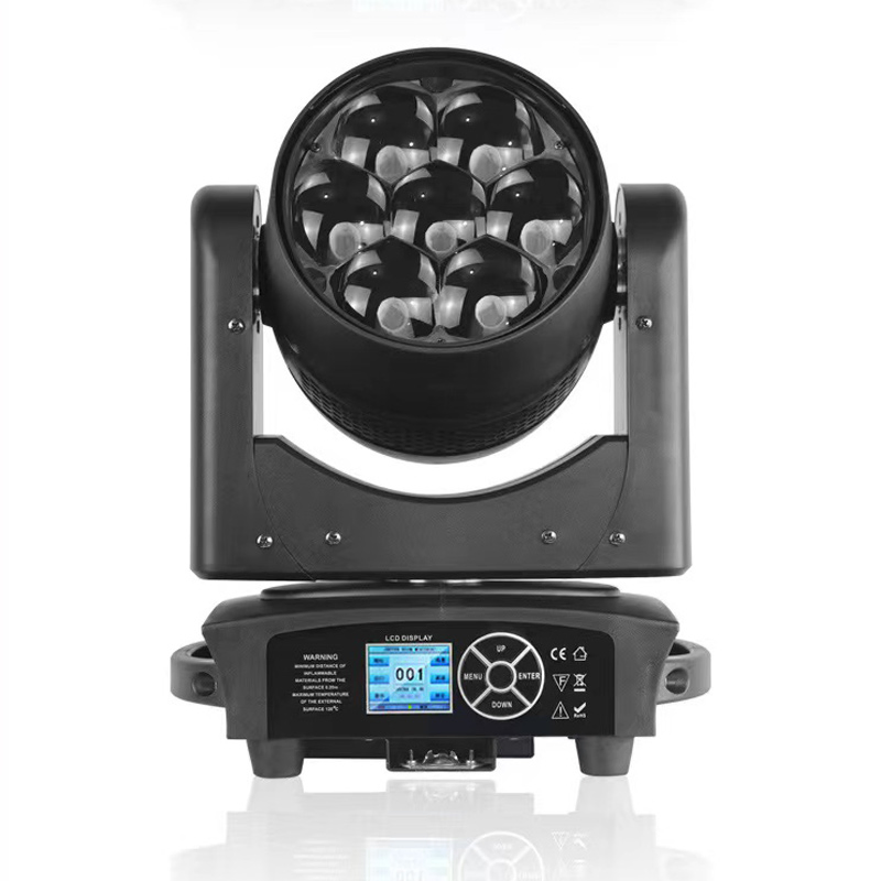 LED Stage Light 7PCS*40W RGBW Bee Eyes Light Disco DJ Wedding Nightclub Party Zoom Beam Wash PAR Moving Head Light