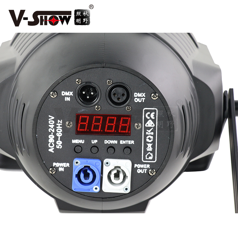 Vshow Pz1806 Stage Light LED PAR Zoom Light 18PCS 18W Rgbwauv 6in1 LED PAR Light for DJ Event