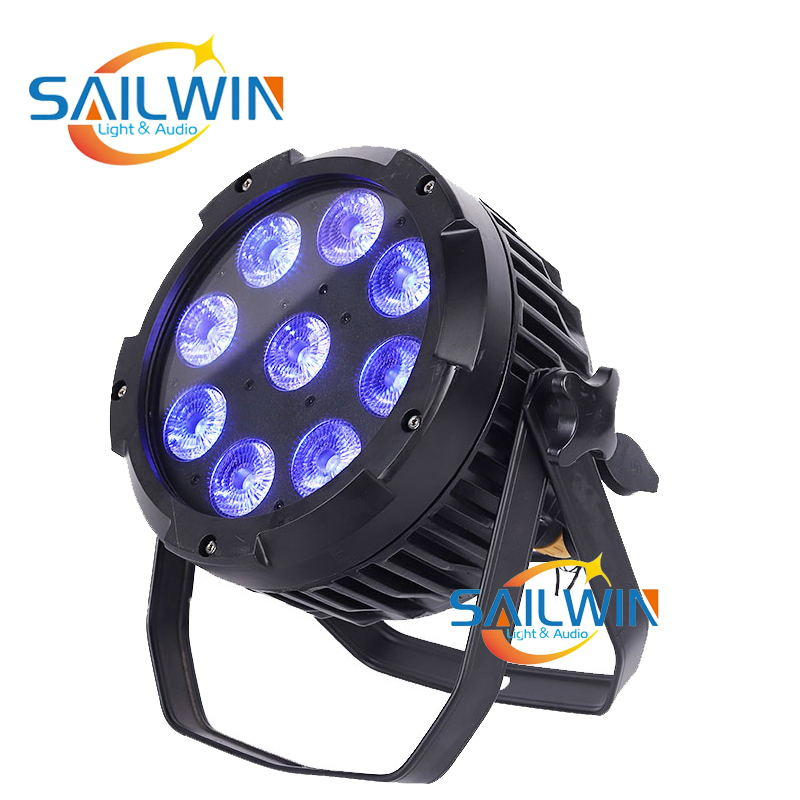 Outdoor Waterproof IP65 LED Battery Powered PAR64 Stage Light Disco Lights