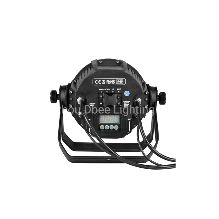 Aluminium Body DMX LED Waterproof Slim Flat PAR Can Lights 18PCS 6 in 1 Party Wedding Club Outdoor DJ PAR Light RGBW 4in1 5in1 6in1 LED PAR Can Stage Lighting