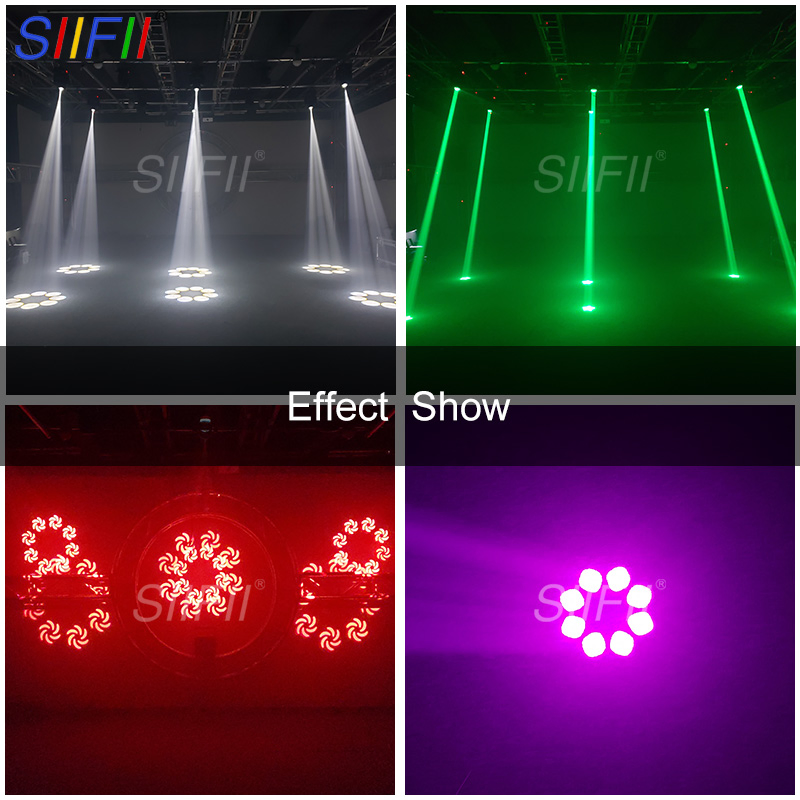 KTV Private Room Intelligent 100W Mini LED Spot Beam Moving Head Stage Bar Rotating Beam Light