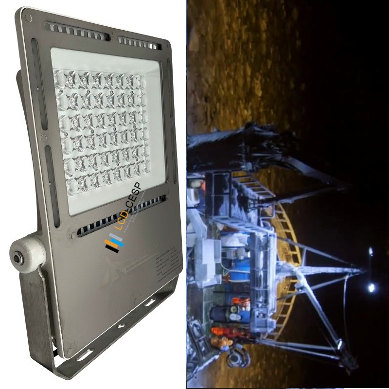Marine Industrial Workboats Vessel Lighting Stainless-Steel Housing 316 LED Floodlight 2700-6500K 50W-1200W IP68 Ik09 CE for Fishing Boat Deck Cabin Lighting
