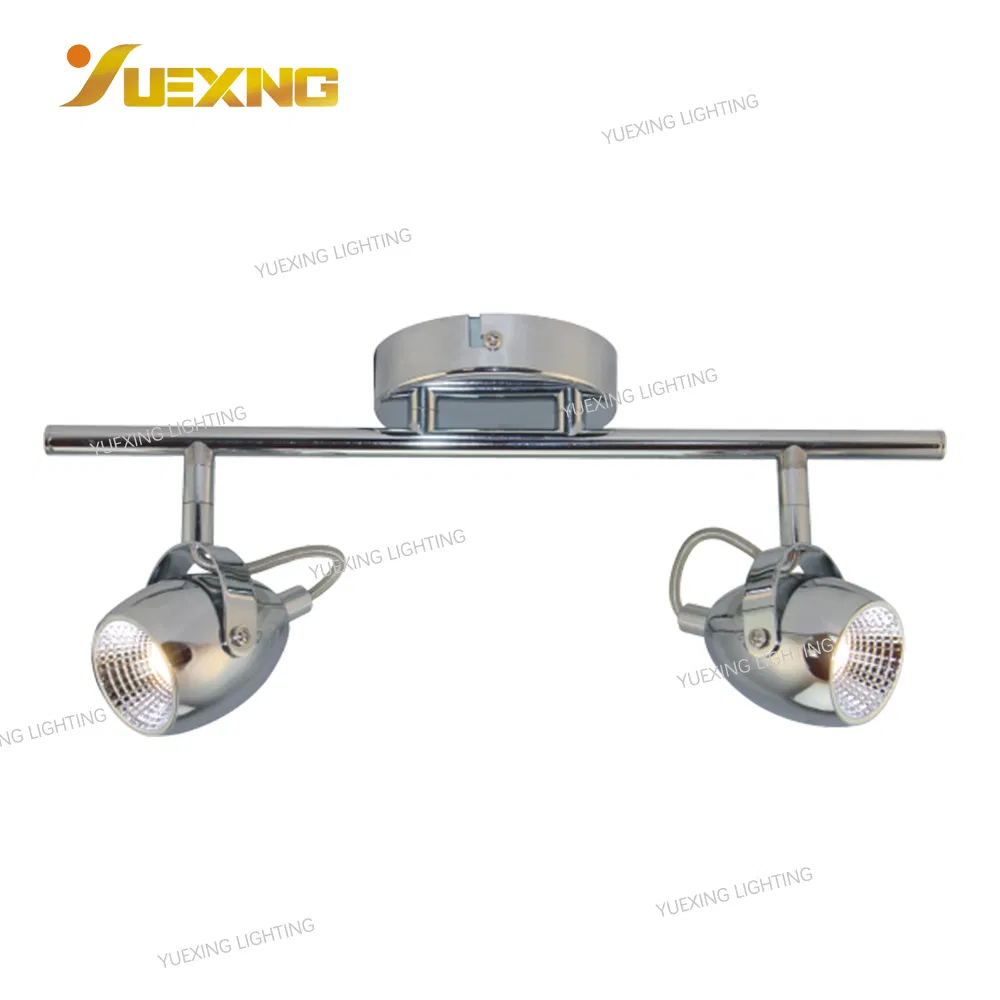 Cheap 5W COB Aluminium Surface Mounted Iron Chrome LED Indoor COB Spot Light Stage Round Spotlight