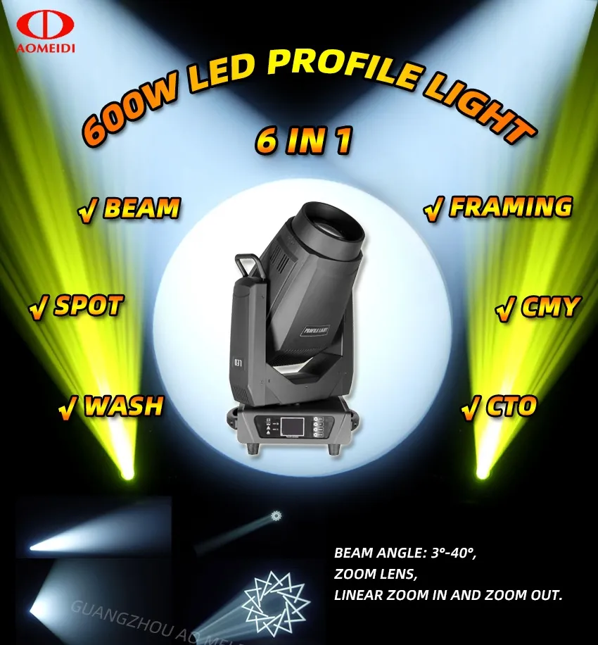 600W LED Profile Lighting 1