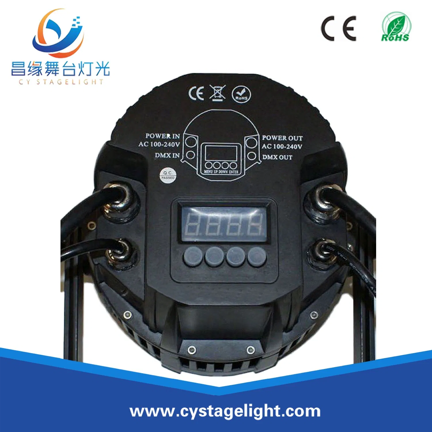 Wholesale RGBW Waterproof LED Flat Slim PAR Stage Light (18PCS)