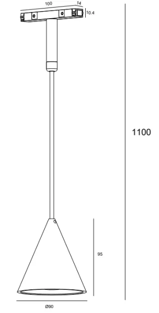 LED Pendant Light Detail 1
