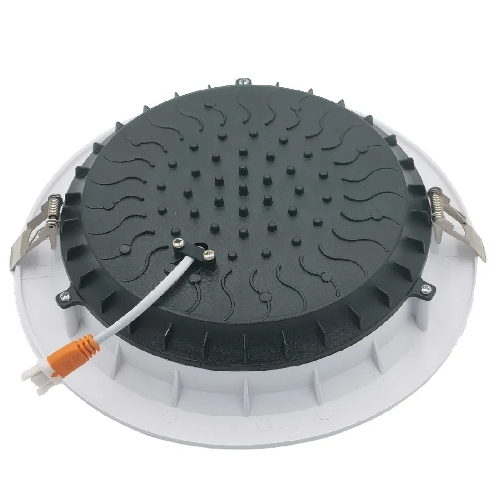 7W 10W 15W 20W 30W Indoor Recessed COB Downlight Round Ceiling Lamp Aluminum Plastic Ceiling Light Golden Embeded Panel Light Office LED Down Light with CE RoHS