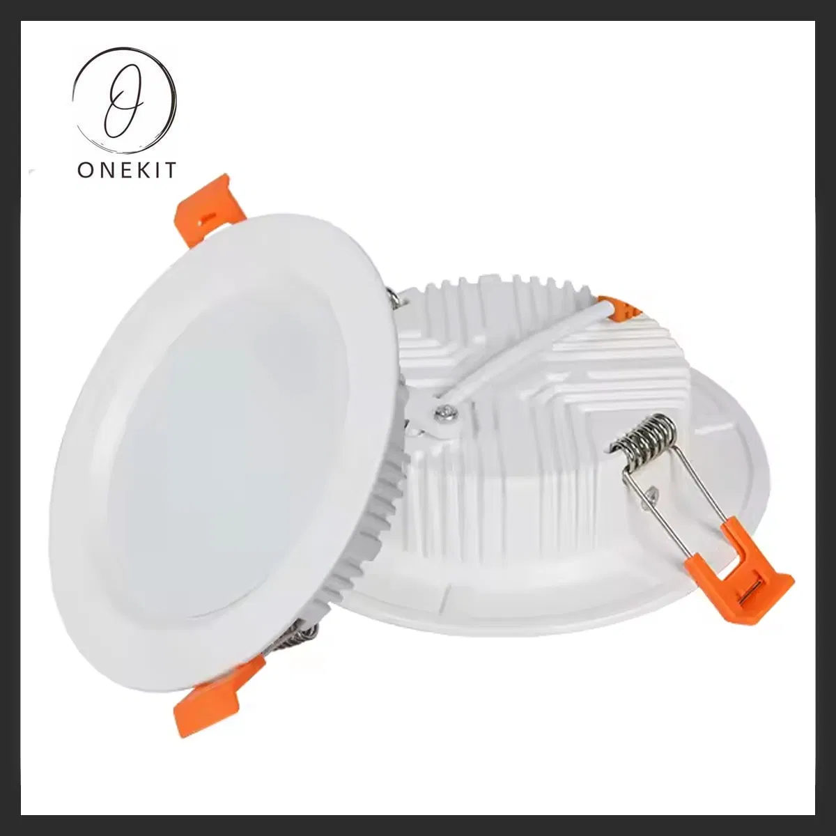 Interior Energy Efficient SMD2835 Ceiling Recessed Commercial LED Downlight Fixture