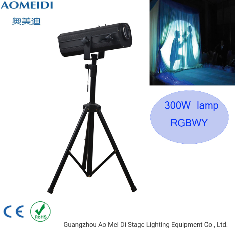 150W Stage Mechancial LED Follow Spot Light for Weddings and Theaters