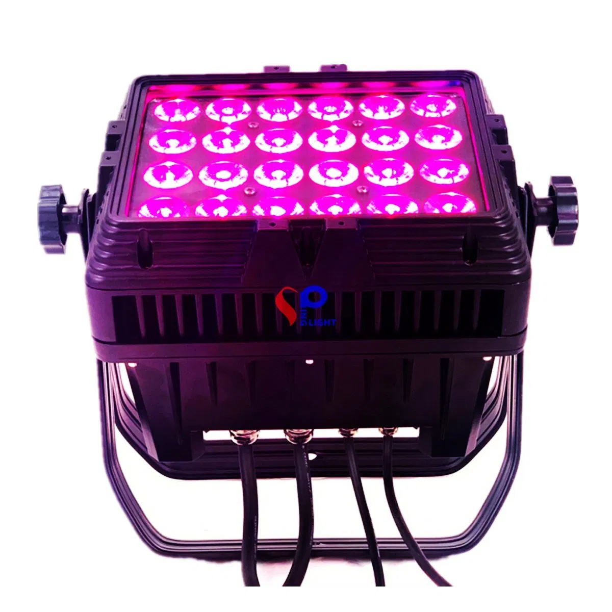 Stage Light 24PCS 15W Square RGBWA LED DJ Disco Light Flood PAR Light City Color IP65 Outdoor Waterproof PAR Building Wash Light