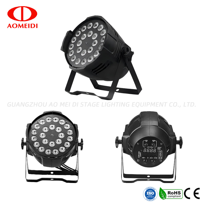 24 10W DJ Disco Lighting Wall Washer Stage Light LED PAR Can