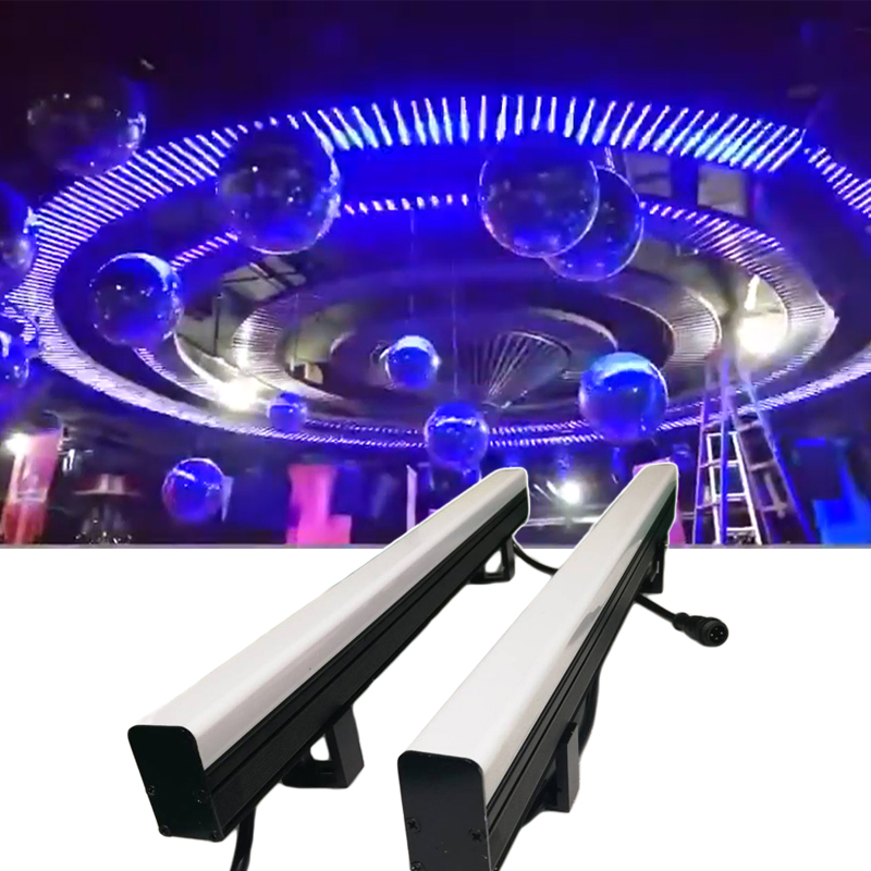 DMX 512 Controlled RGBW Pixel LED Linear Light Strip for Outdoor Stage Lighting