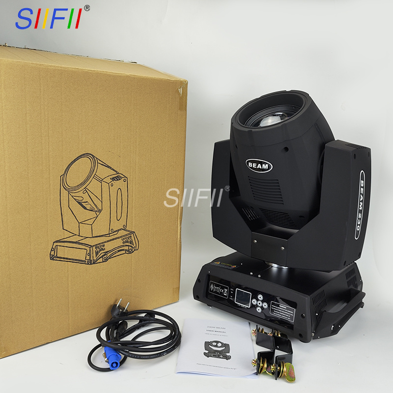 230W 7r Moving Head Beam Spot Light with LED Strip for Events Party Stage Light