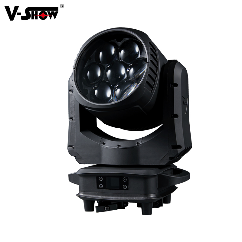 Vshow X760 Angle Outdoor 7*60W RGBW 4in1 LED Stage Light Wash Moving Head Light for Stage