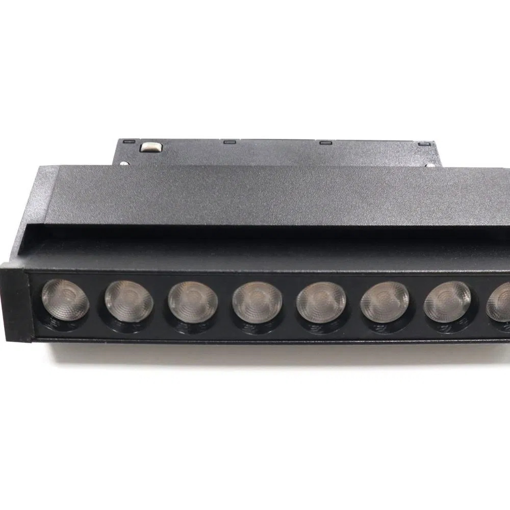 8.3W 3000K-6000K Aluminum LED Magnetic Track Lighting System - Indoor Dimmable OEM Design