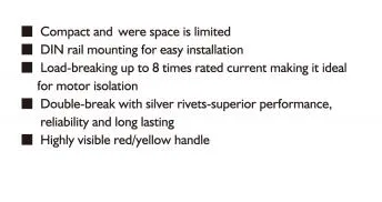 Isolating Switch Side View