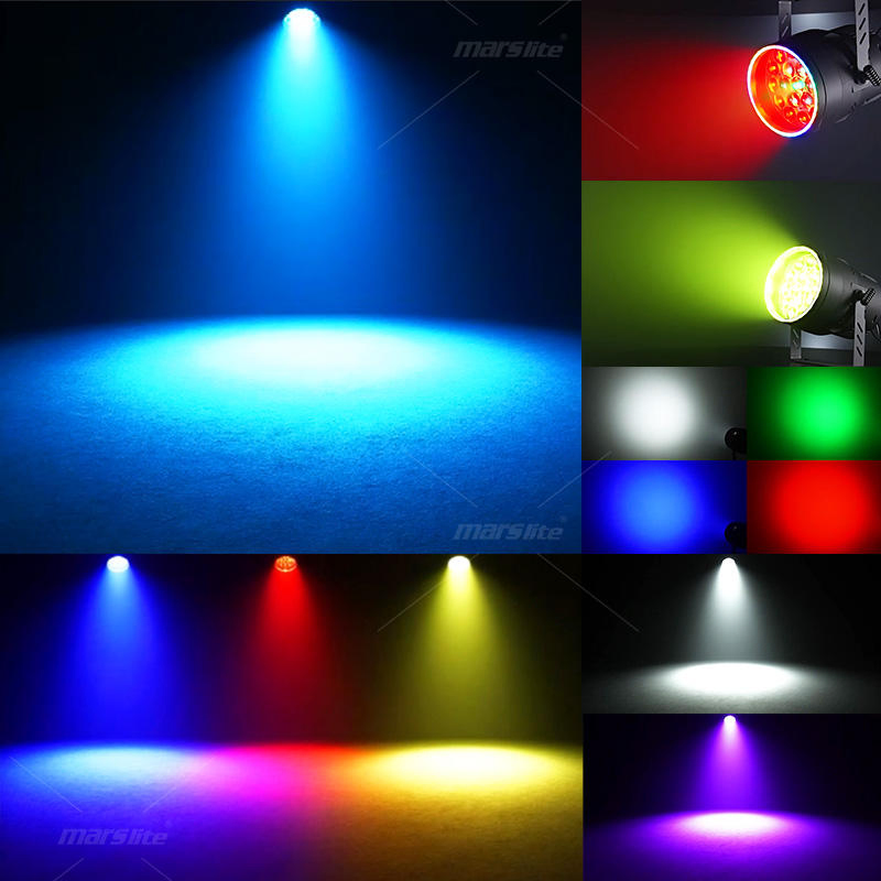 Zoom LED PAR Lights 19*15W RGBW 4in1 PAR Can Stage Light Disco Party Bar KTV Effect DJ Lighting