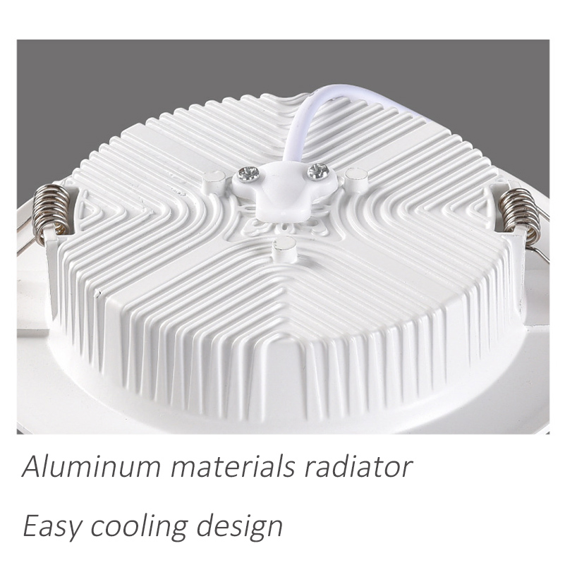 Aluminum Frame Recessed LED Indoor Ceiling Panel Light Downlight